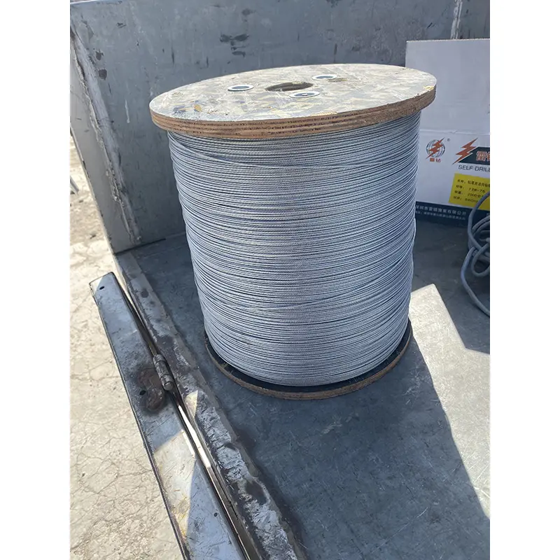 Galvanized Steel Wire Funiculos in Constructione